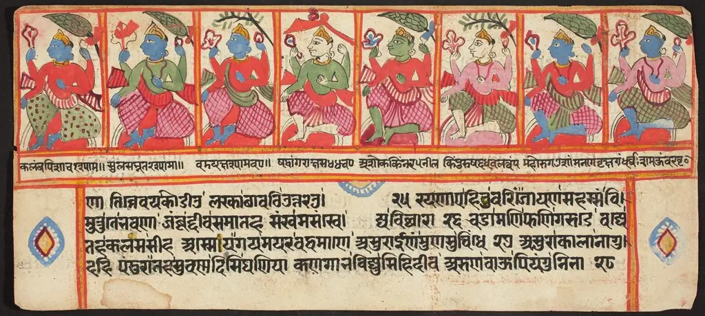 Tantric Manuscript "Sangrahani Sutra"