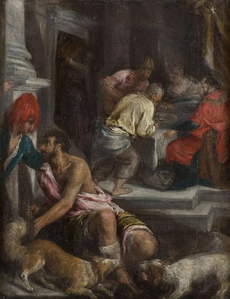 The parable of the rich man and poor Lazarus