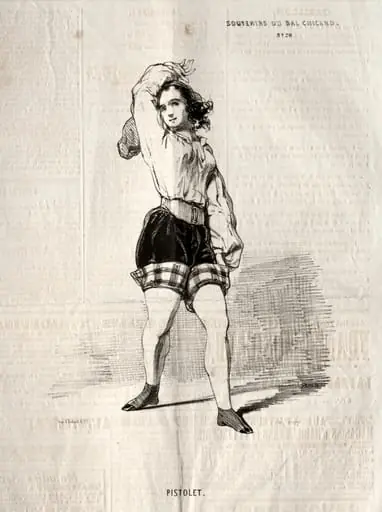 Souvenirs du Bal Chicard:  Pistolet