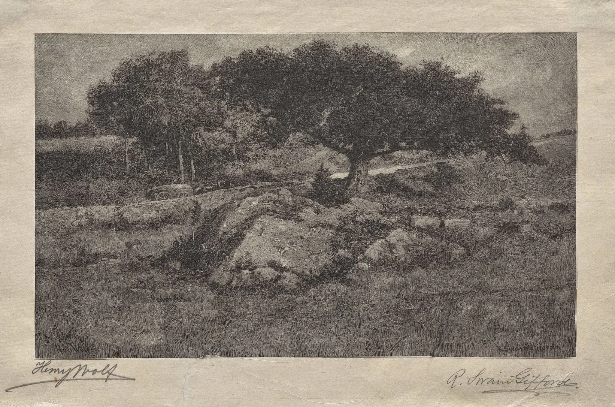 The Roadside, by Henry Wolf, 1887