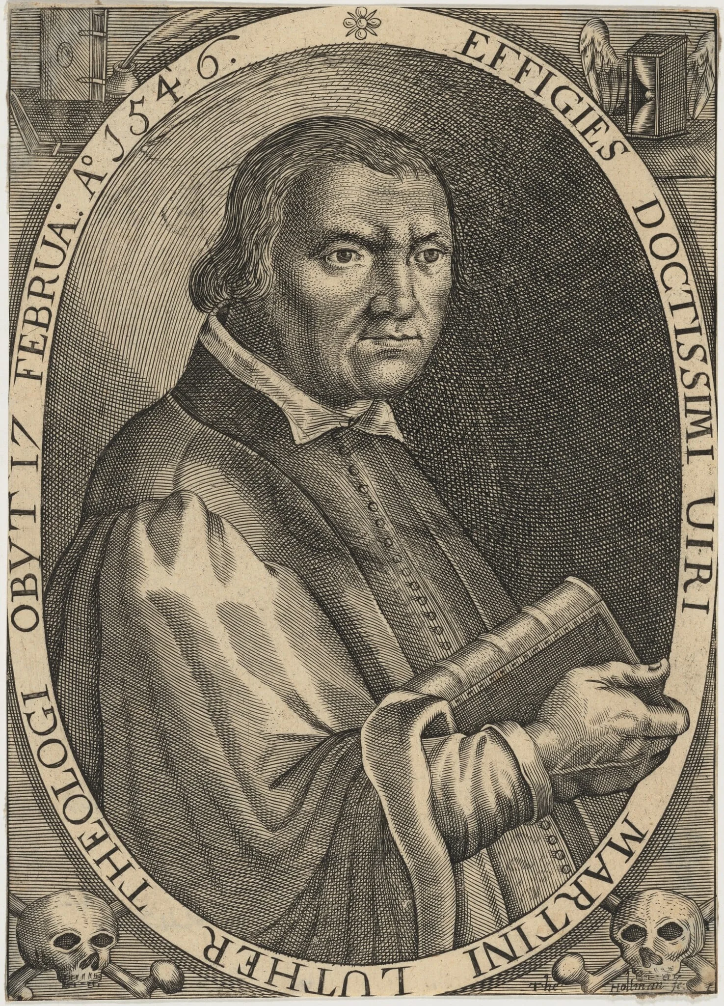 Martin Luther, by Theodor Holtmann, ink, 1640