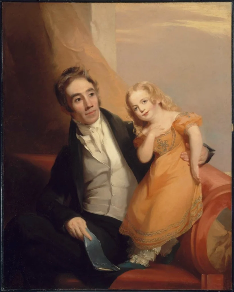 Victor René Value and His Daughter Charlotte