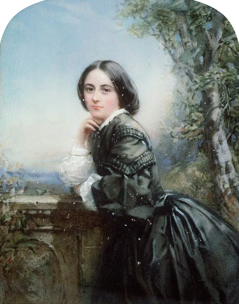 Portrait of Lady in a Dark Dress