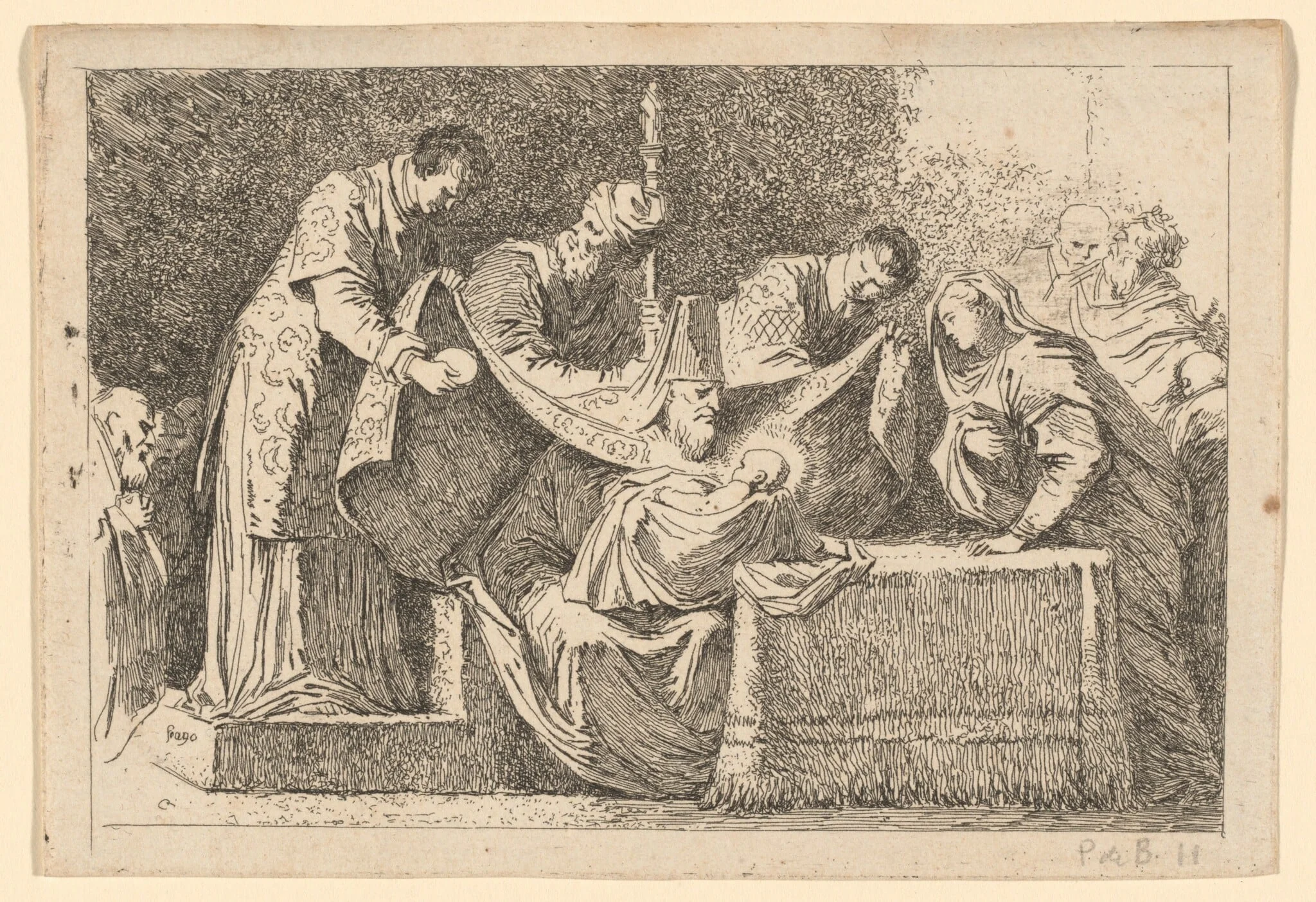 The Circumcision, by Jean Honoré Fragonard, ink, 1764