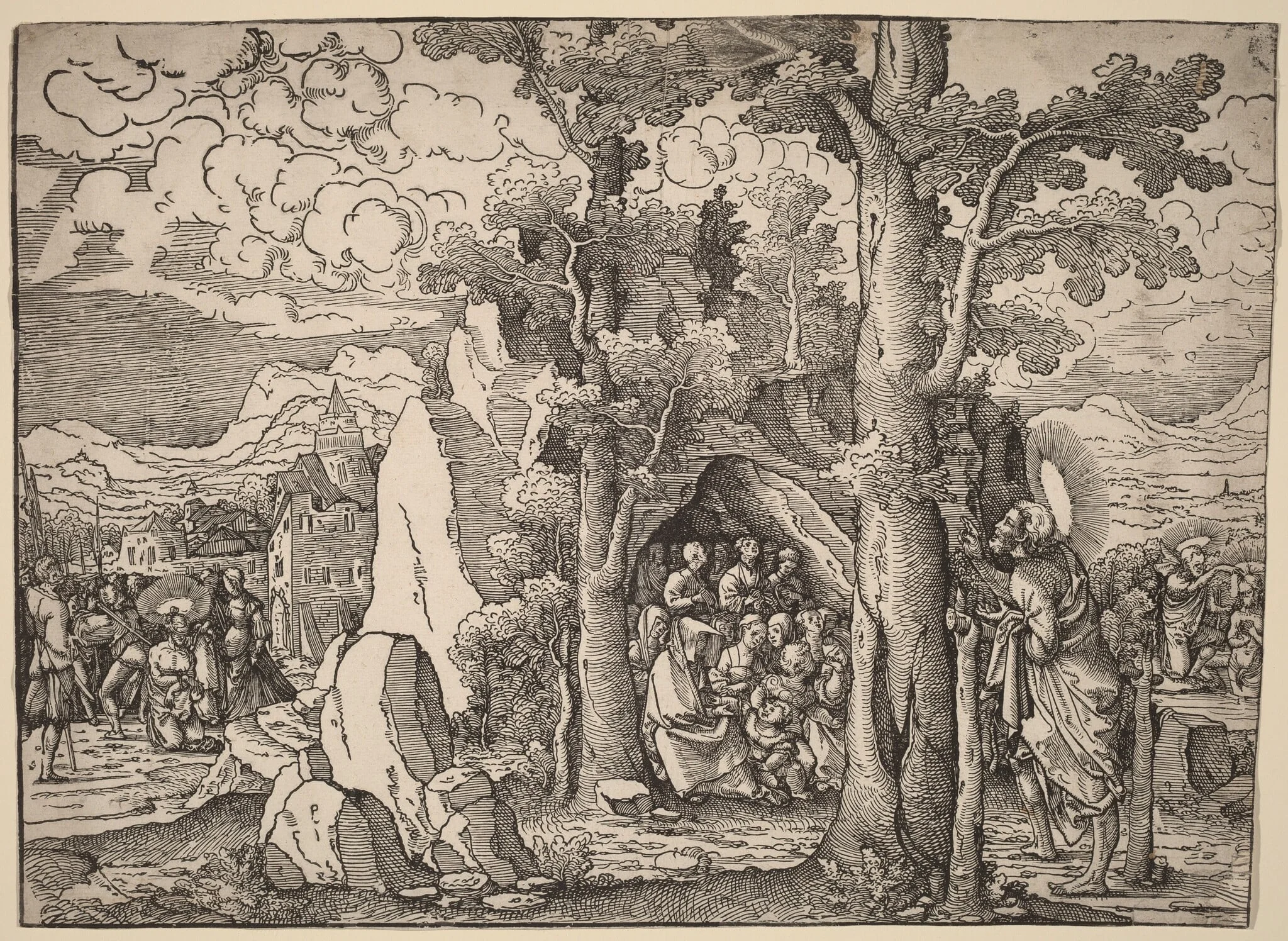 Saint John the Baptist Preaching