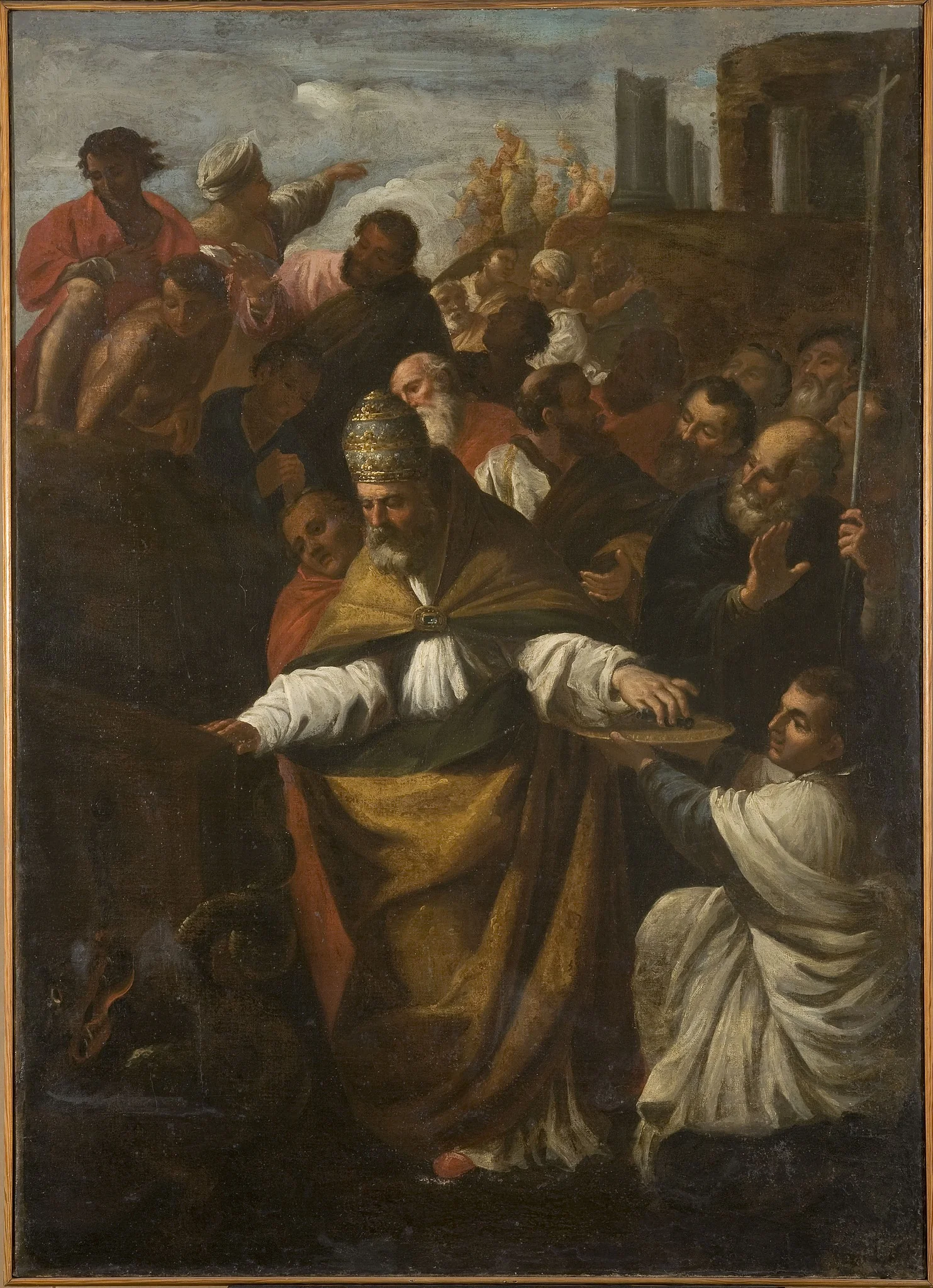 Miracle of the Church, by Taddeo Kuntze, oil, 1770