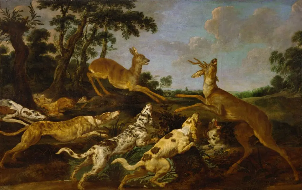 Hunting scene