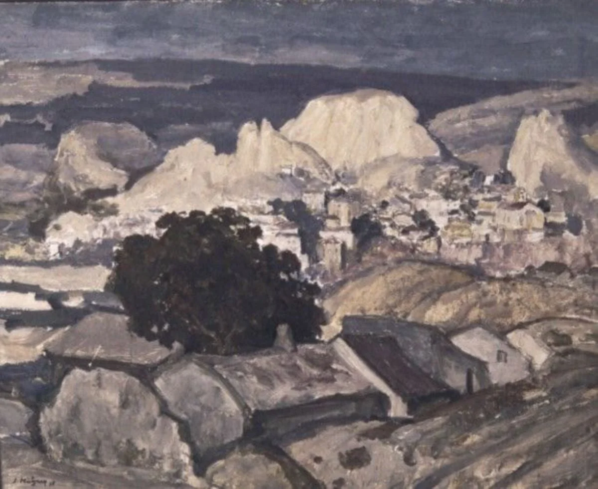 Peisaj din Balcic, by Samuel Mützner, unspecified, 1935