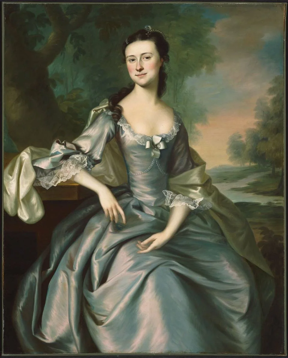 Susan Apthorp (Mrs. Thomas Bulfinch), by Joseph Blackburn, oil, 1757