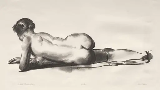 Nude Study, Woman Lying Prone