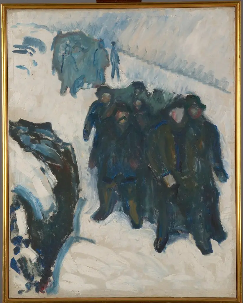 Sailors in Snow