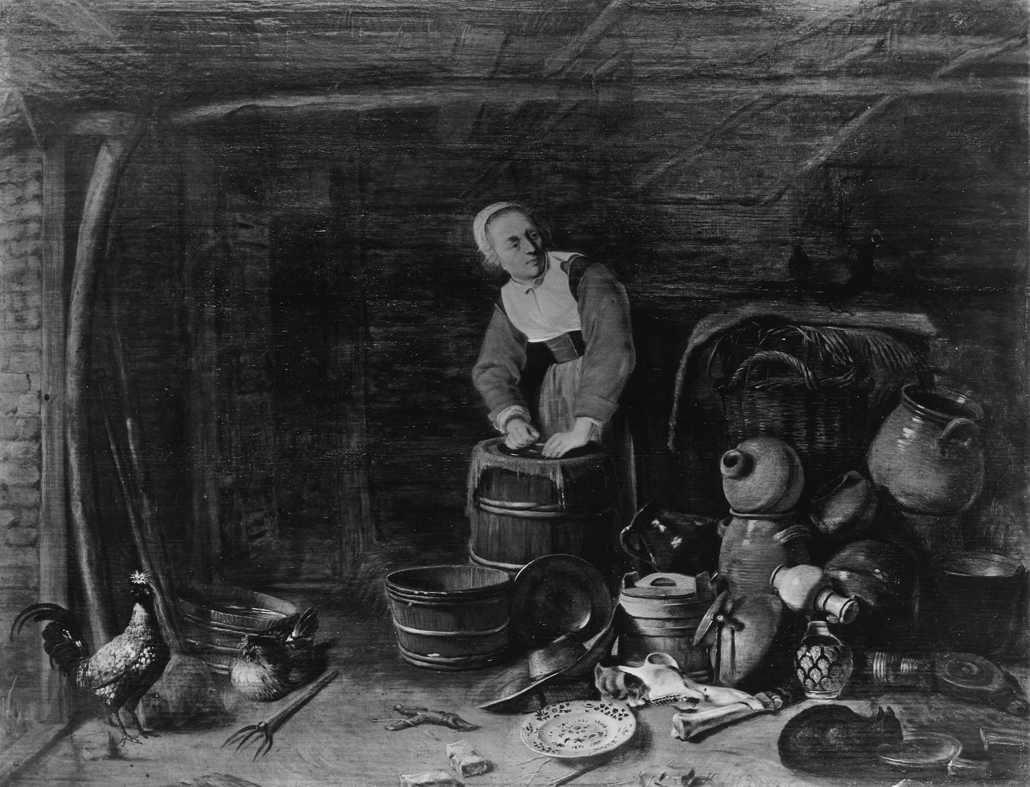 The Housekeeper, by Hendrik Martenszoon Sorgh, unspecified, 1656
