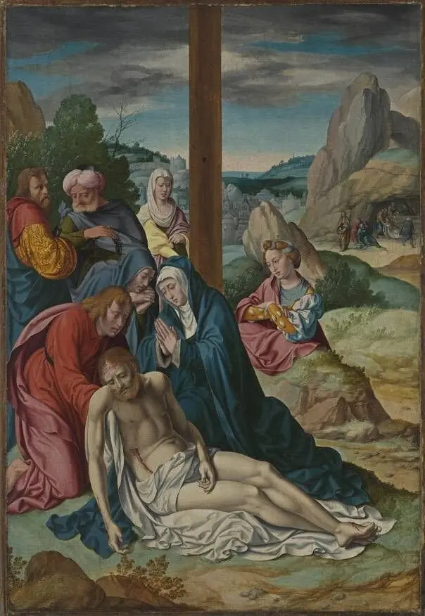 The lamentation of Christ
