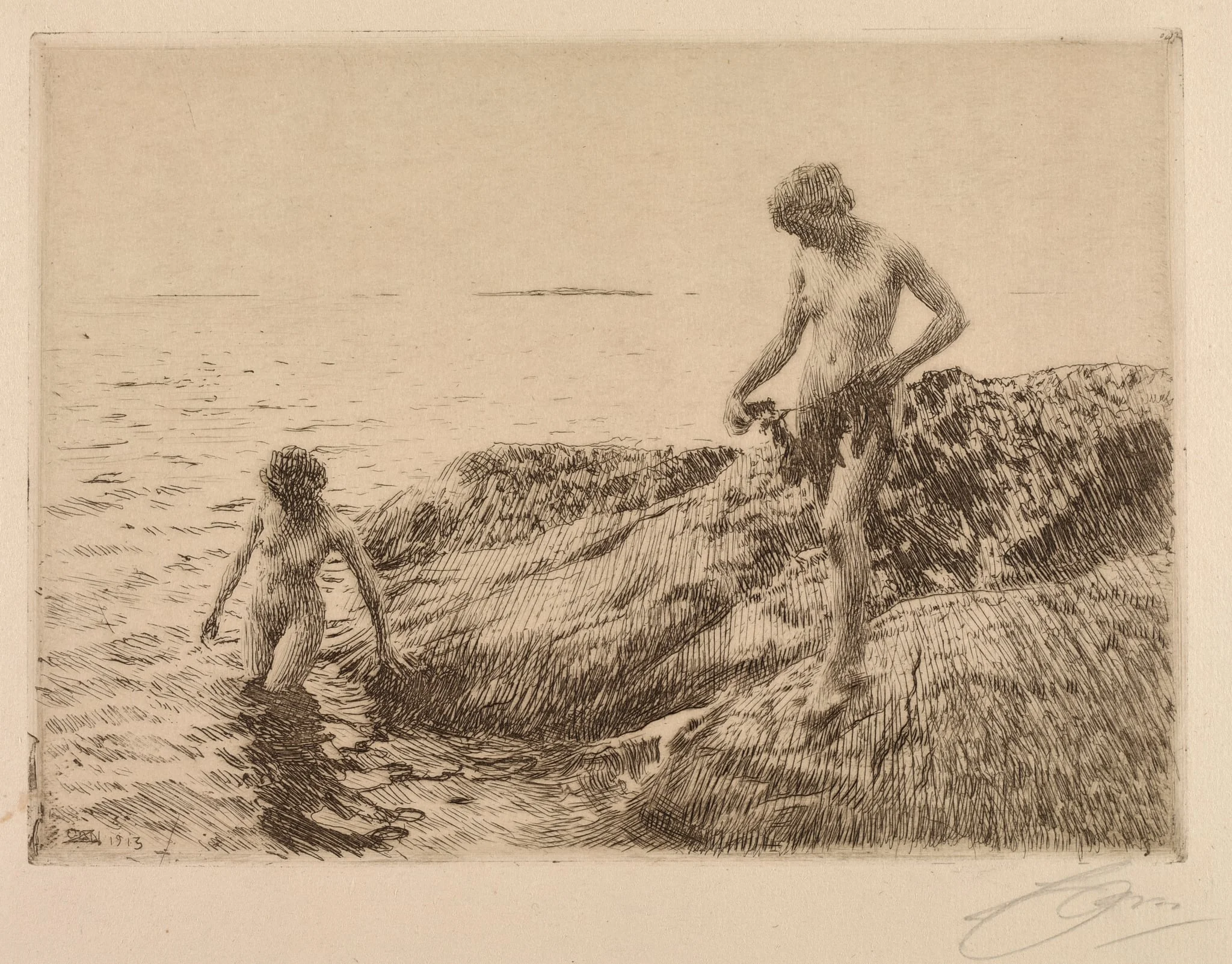 Seaward Skerries, by Anders Zorn, 1913