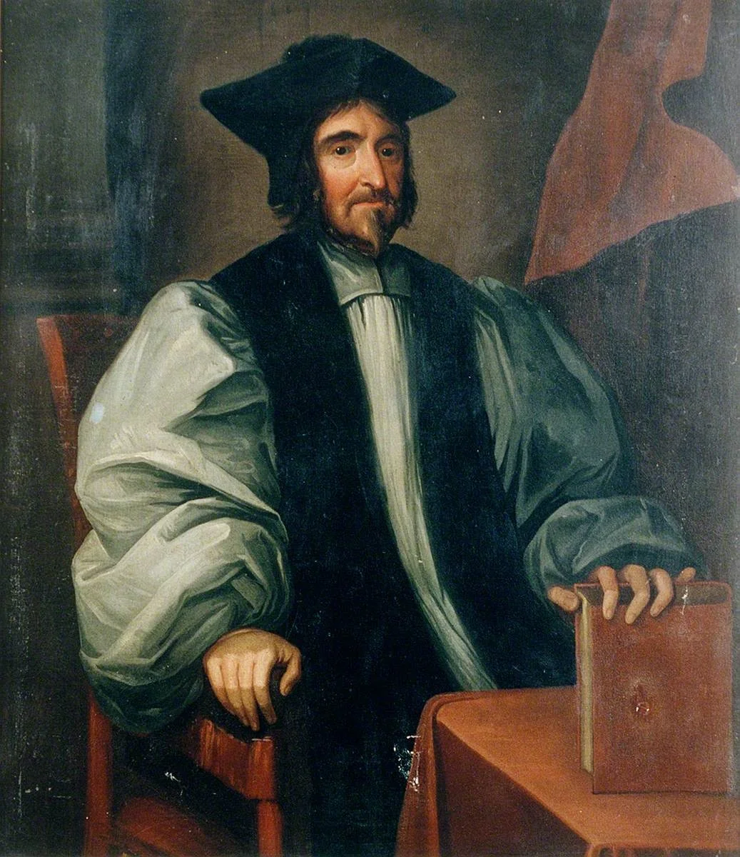 Robert Morgan (1608-1673), Bishop of Bangor, by Unknown, oil, 1740