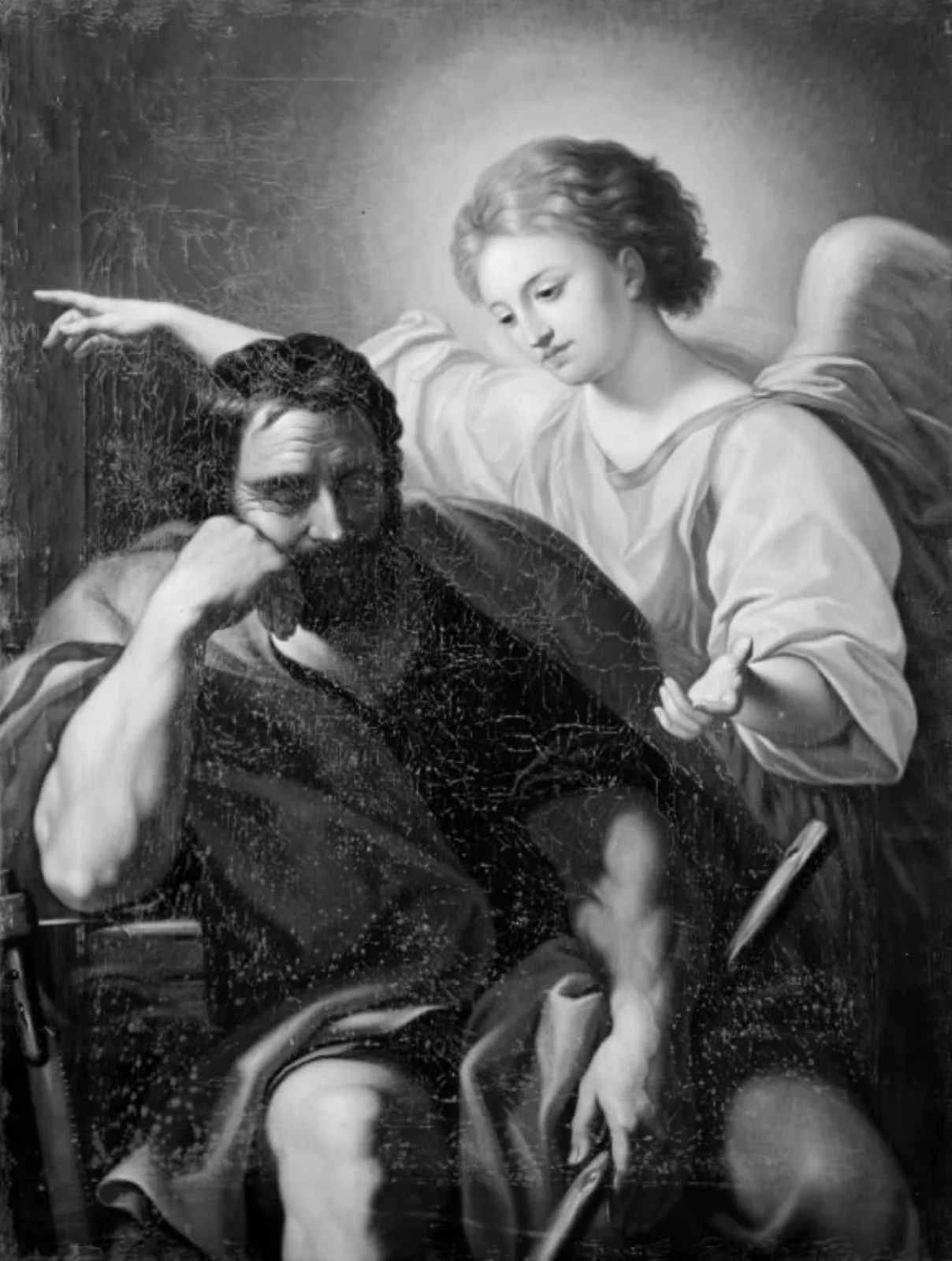 Englen åbenbarer sig for Josef, by Unknown, 1803
