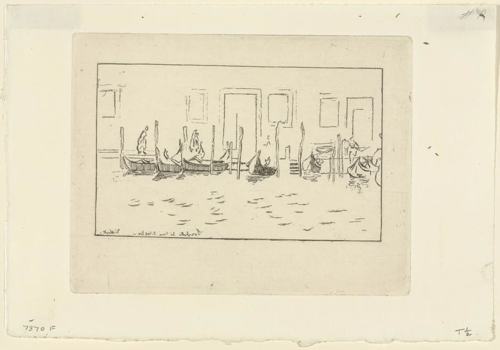 Untitled, by Walter Sickert, ink, 1902