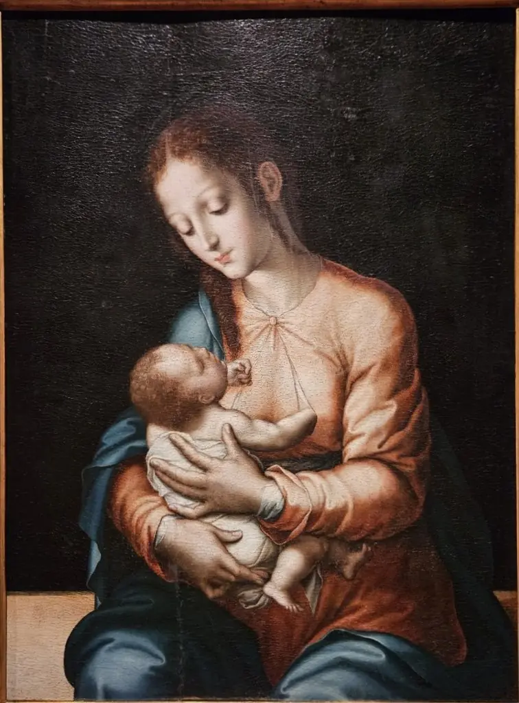 Virgin and Child.