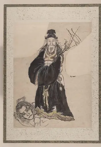 葛飾北斎筆 鶏と木材鶏図|Album of Sketches by Katsushika Hokusai and His Disciples