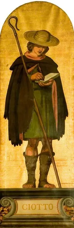 Giotto (c.1267–1337) (design for a mosaic in the Victoria and Albert Museum)