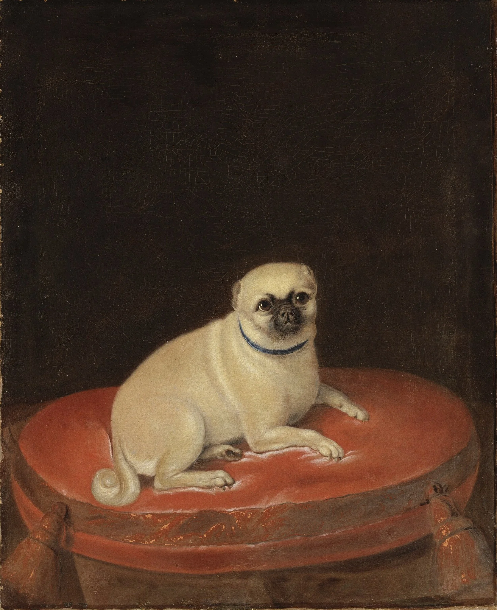 Mops, by Unknown, oil