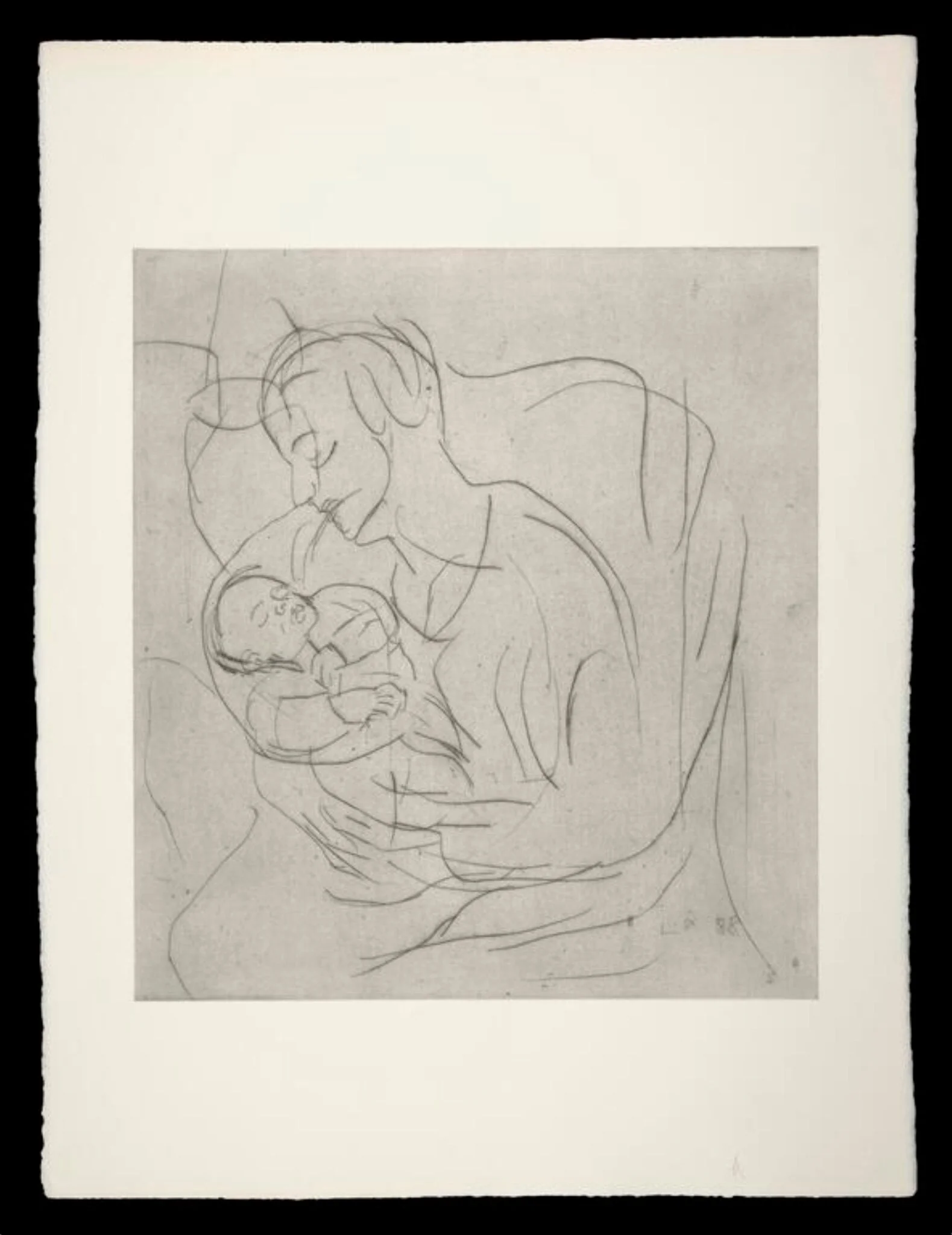 Fidelma and Eoin No.2, by Leon Kossoff, 1998