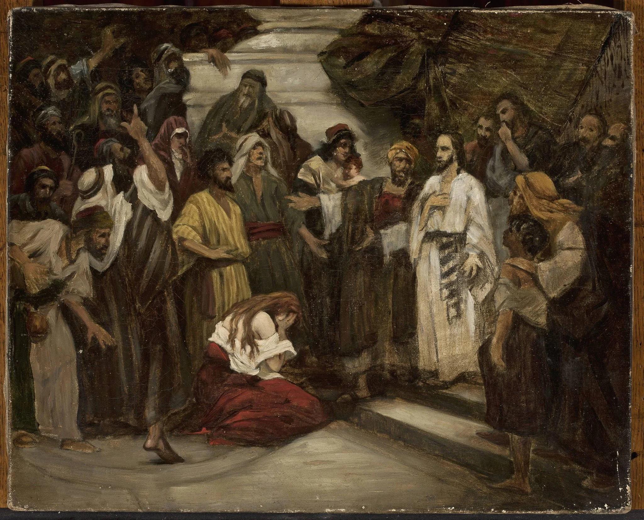 Adulteress, by Henryk Siemiradzki, oil, 1882