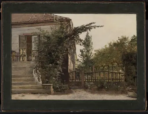The Garden Steps Leading to the Artist's Studio on Blegdammen, Copenhagen