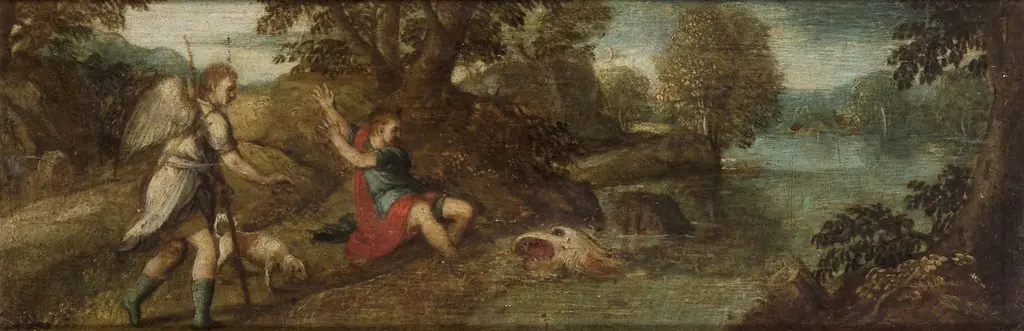 Tobias is threatened by the fish