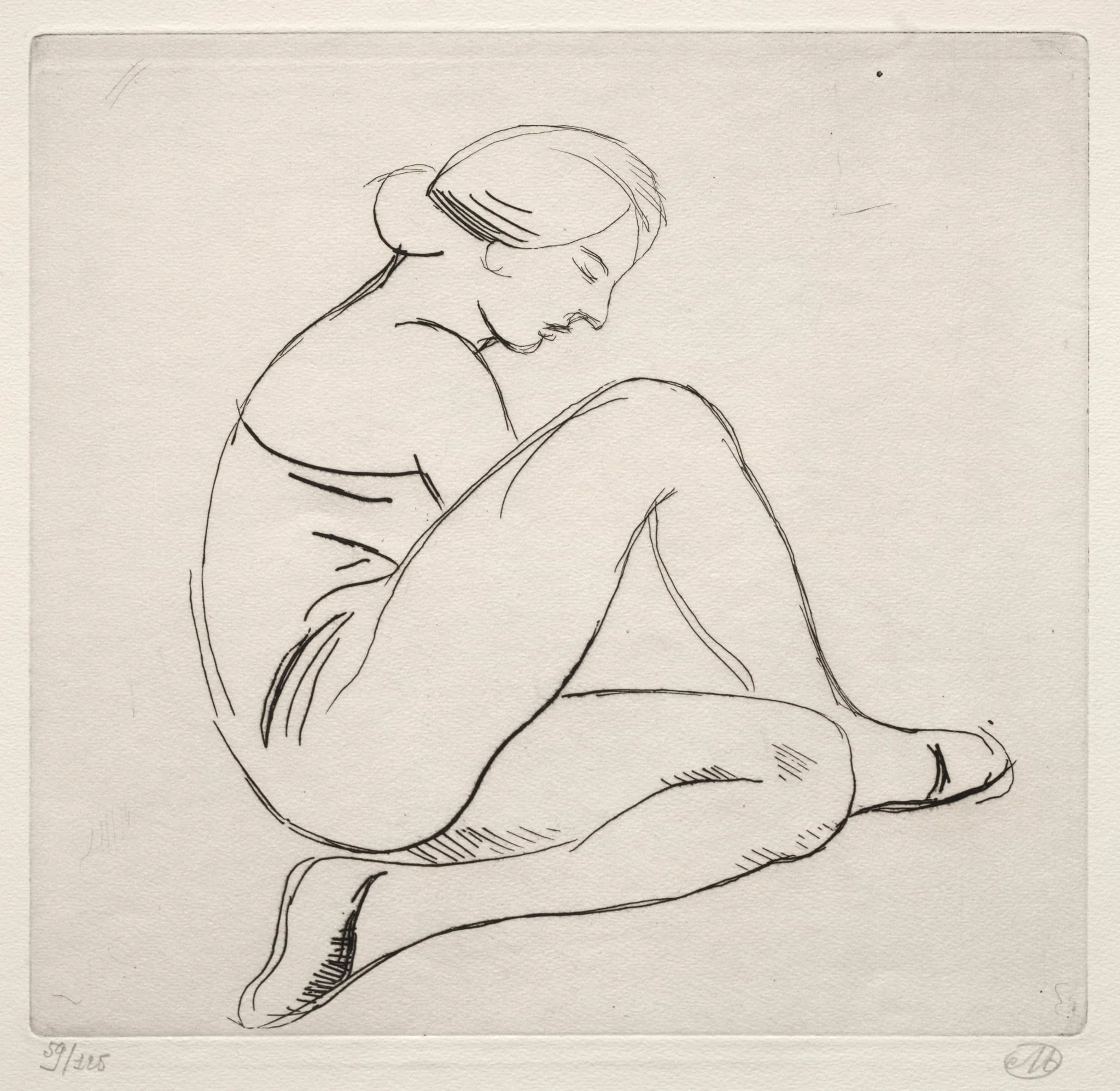 Femme Assise, by Aristide Maillol, 1922