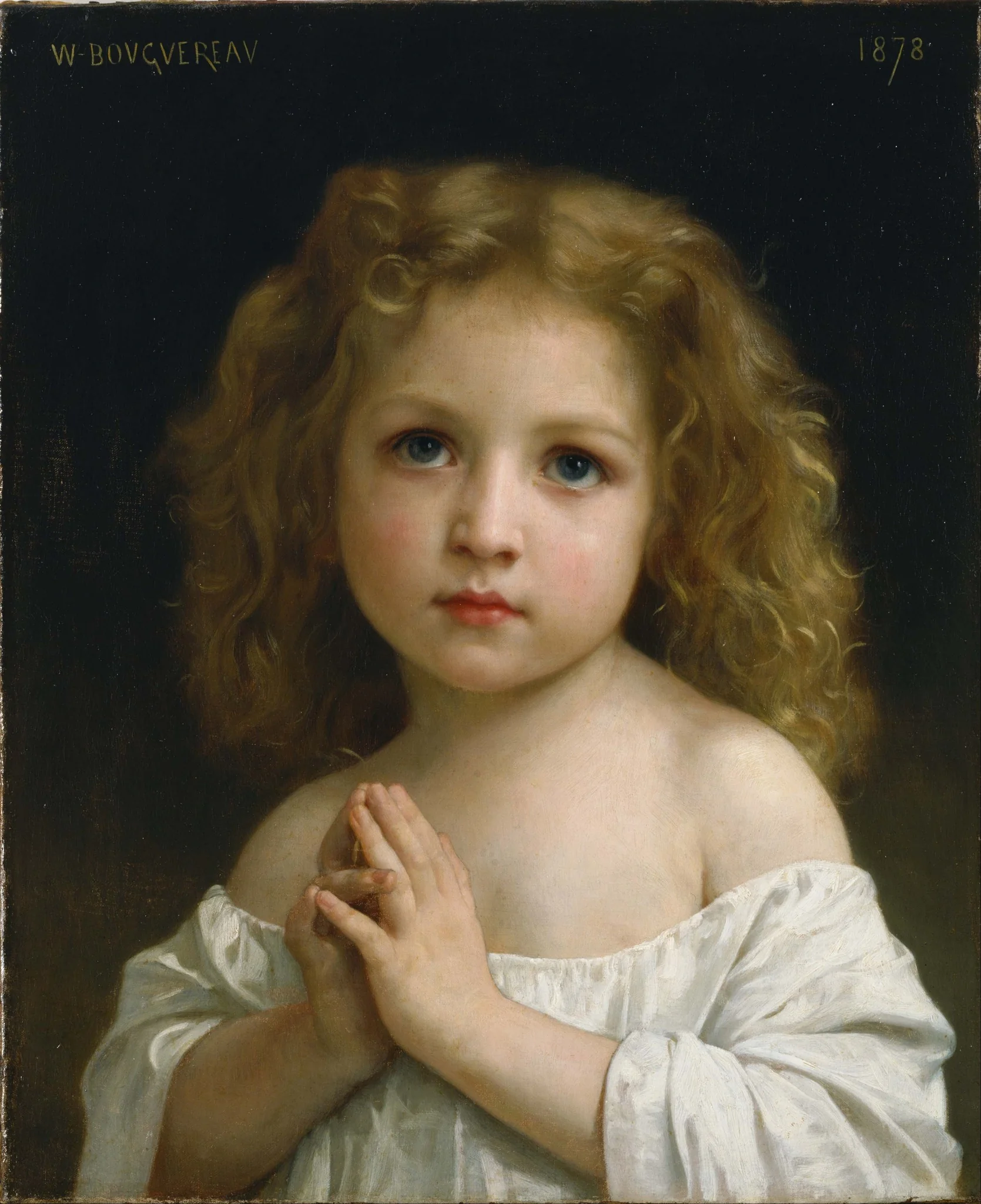 Little Girl, by William Adolphe Bouguereau, oil, 1890