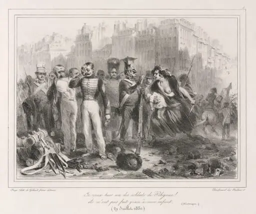 Album of 1831: I want to kill one of Polignac's soldiers.  They did not spare my child (Historic)