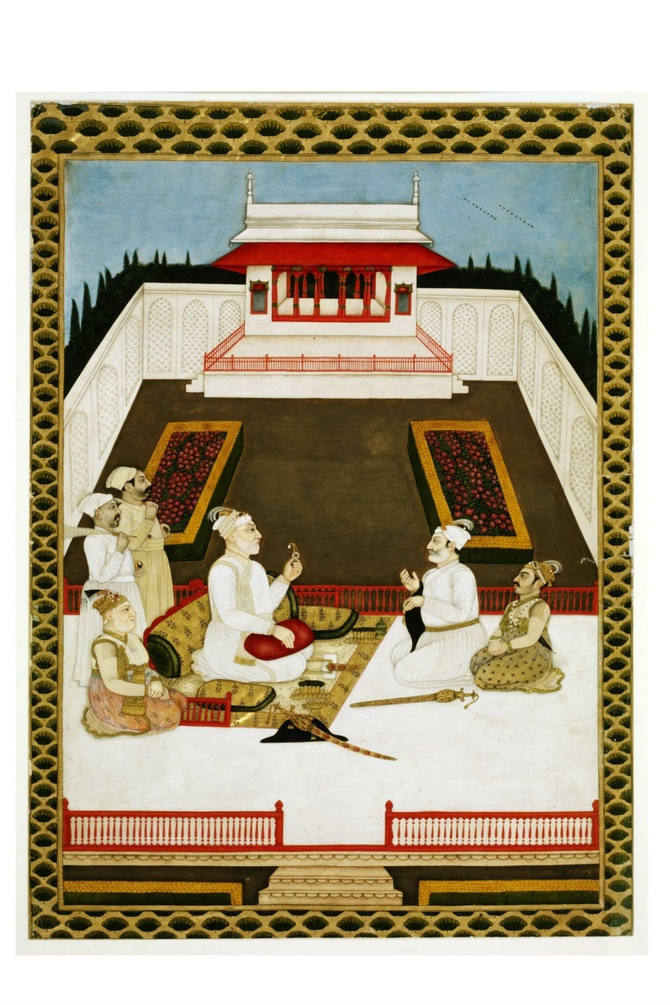 Nawab Aliverdi Khan, by Unknown, watercolor, 1750