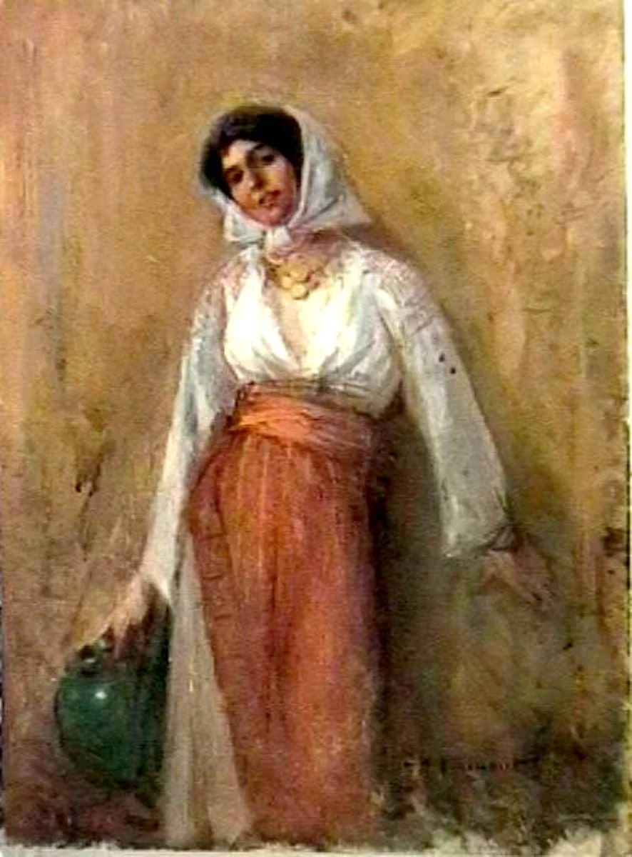 Țărancă cu urcior, by Nicolae Vermont, unspecified