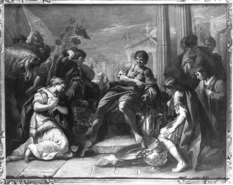 Enthaltsamkeit des Scipio, by Sebastiano Ricci, unspecified, 1698
