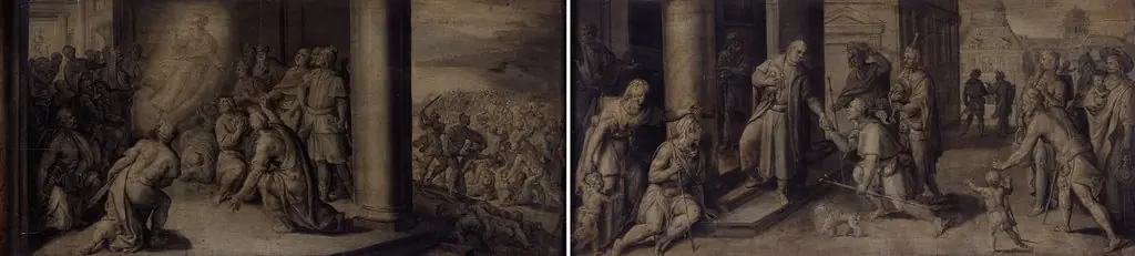 Heilige Lucas verschijnt in de kerk van Onze Lieve Vrouw van Tripoli