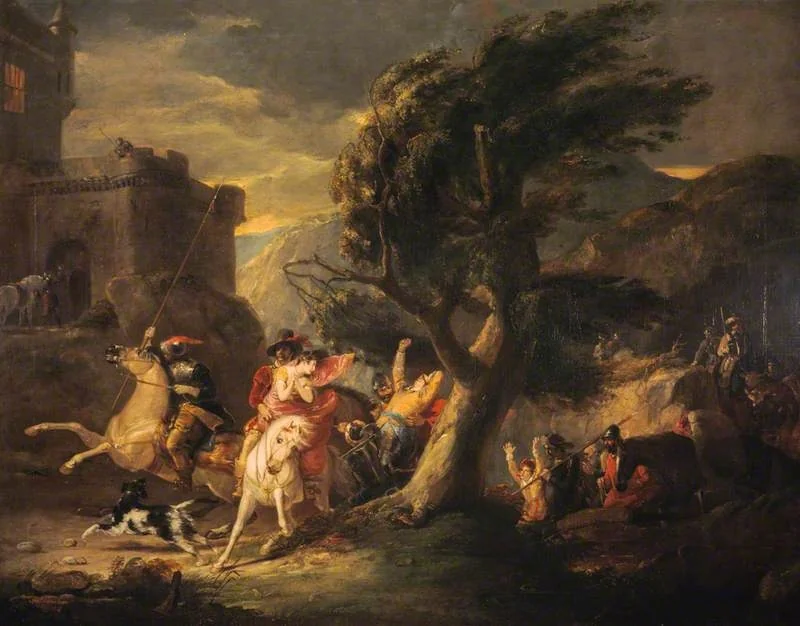 Return from a Foray, by John Watson Gordon, oil, 1827