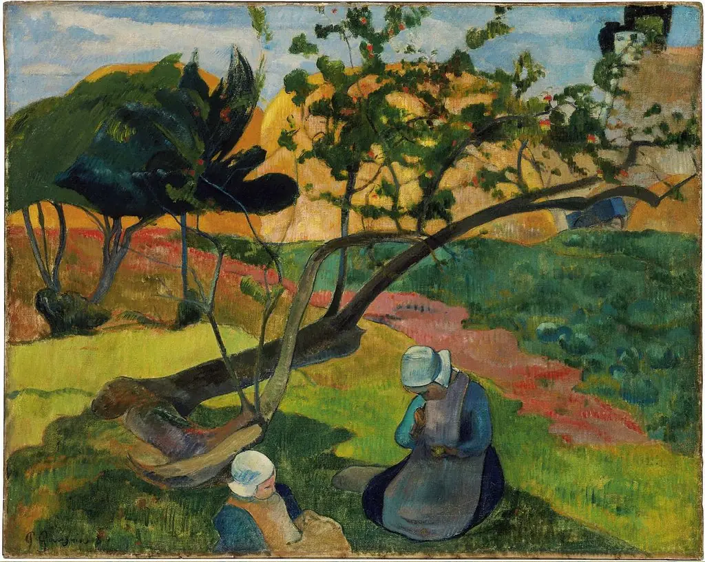 Landscape with Two Breton Women