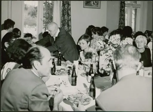 Uczestnicy pleneru malarskiego Mrągowo 1973. 2