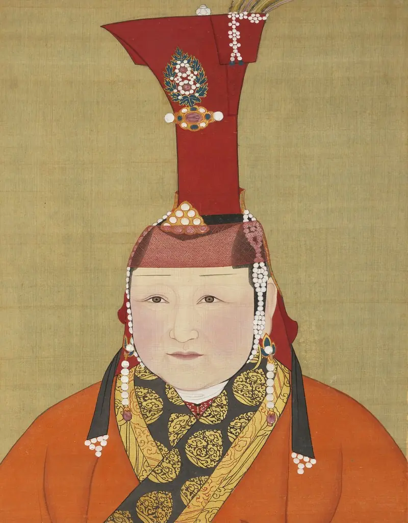 元代后半身像册-后妃（2）