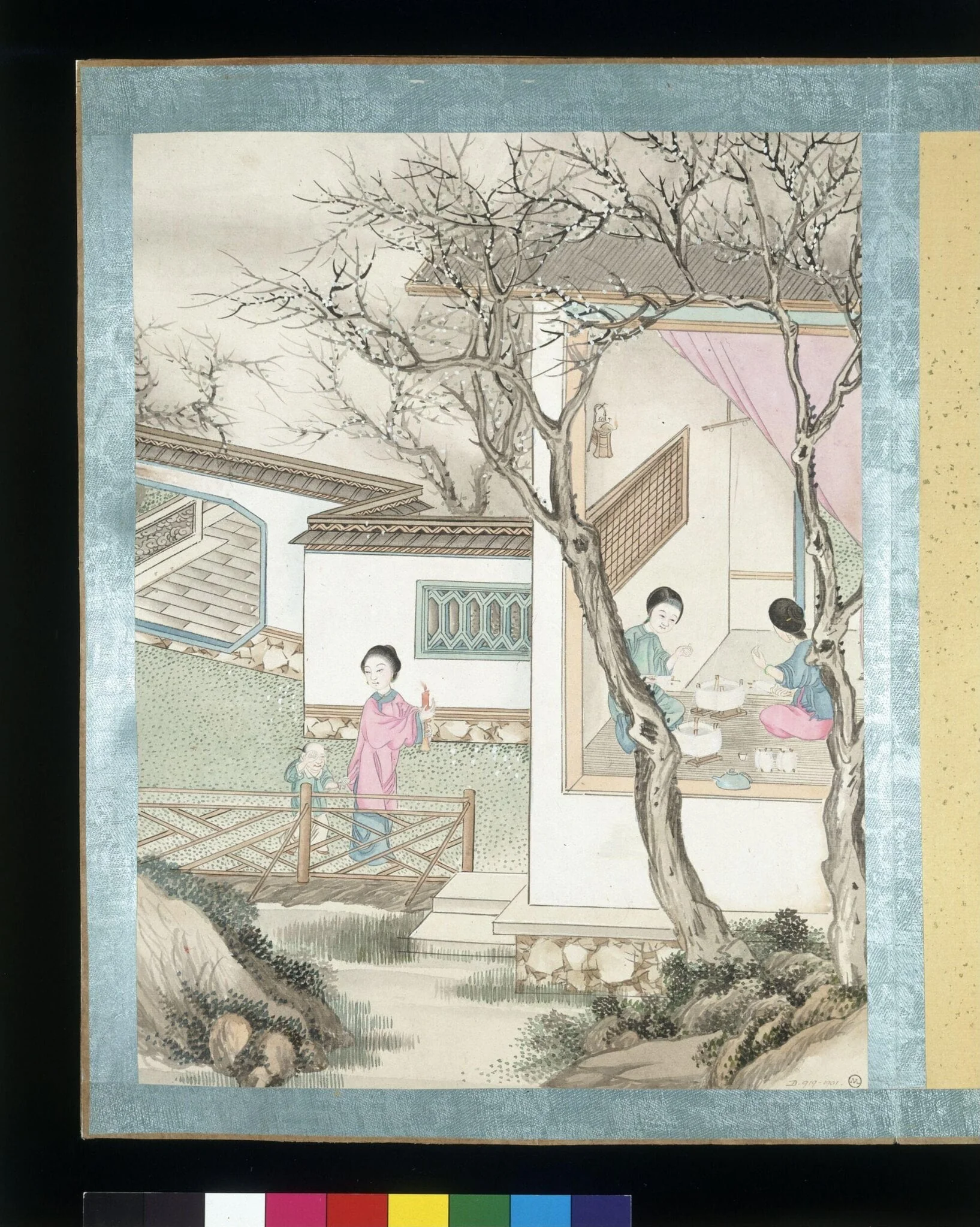 Spooling, by Jun Wu, paint, 1880