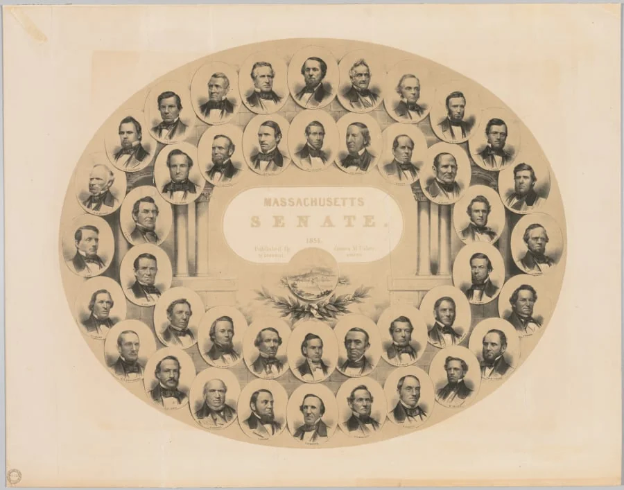 Massachusetts Senate, by Winslow Homer, 1856
