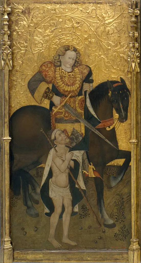 Saint Martin Sharing his Cloak