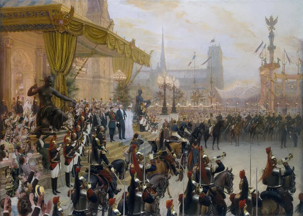 Ceremonial Reception of Nicholas II in Paris