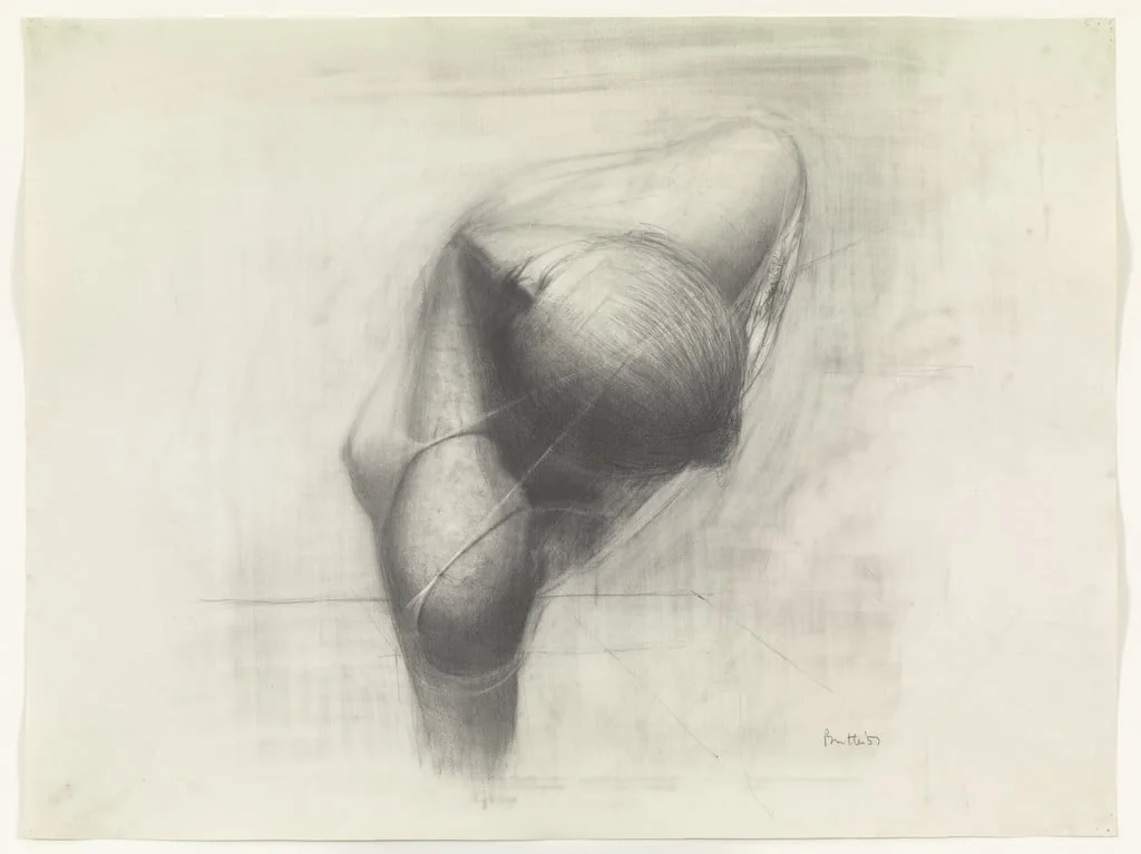 Untitled, by Reg Butler, graphite, 1957
