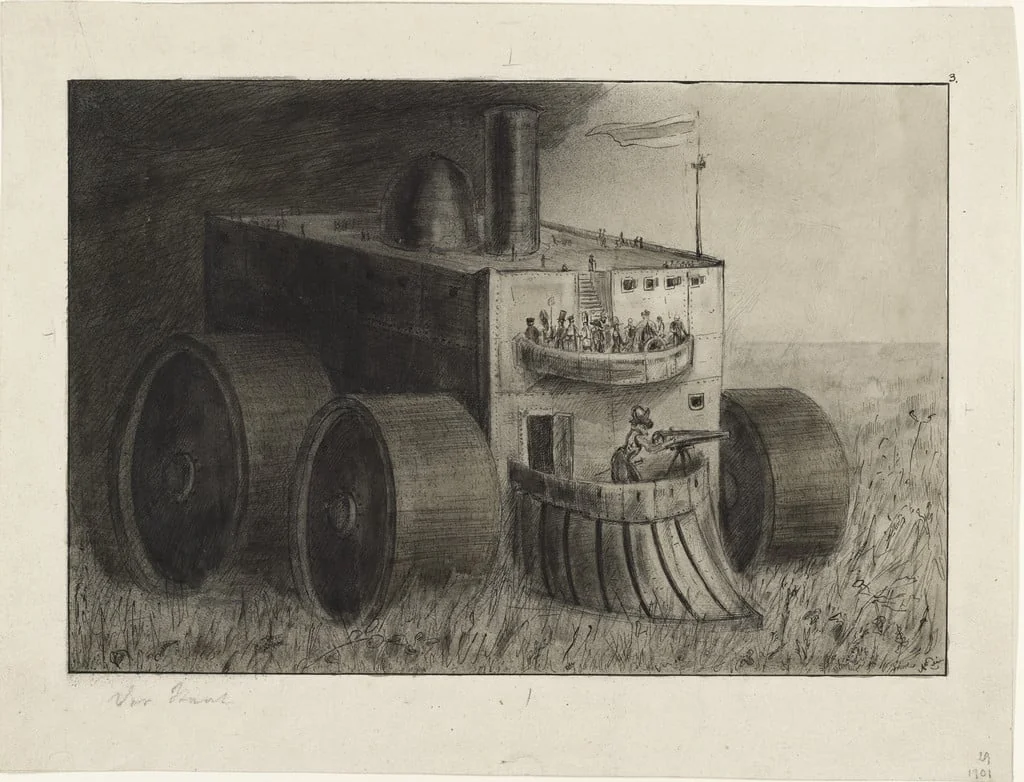 Untitled, by Alfred Kubin, watercolor, 1901