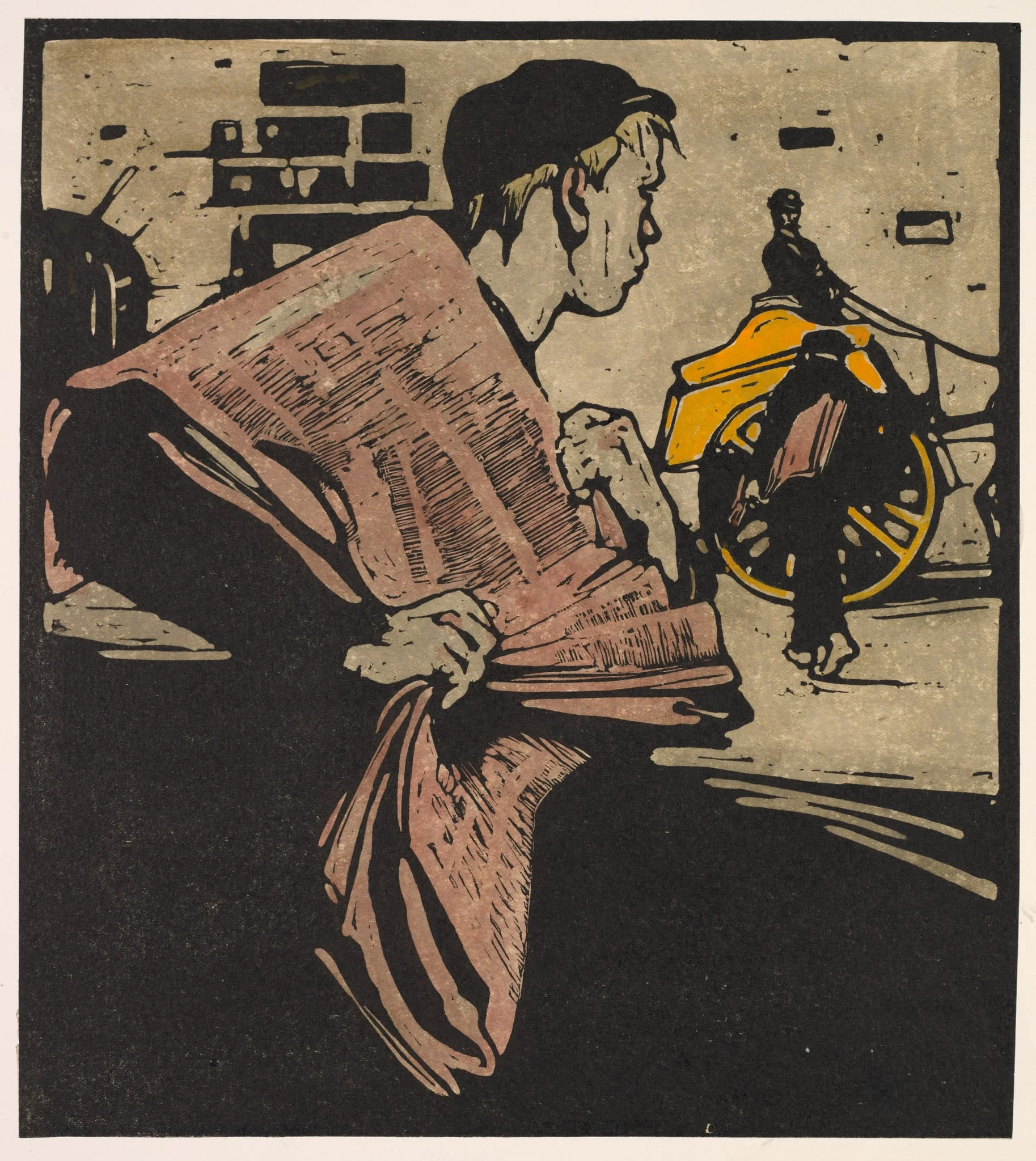 London Types: News-boy, by William Nicholson, 1898