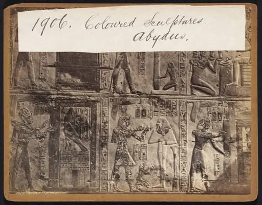 Coloured Sculptures.  Abydus.