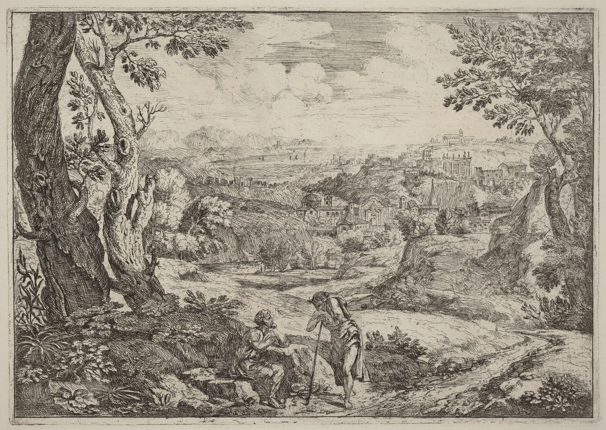 Two Men in Conversation