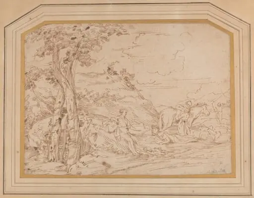 A Wooded Landscape with a Shepherd and His Family